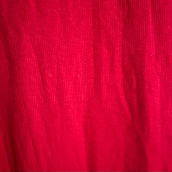 ✨New Directions: Weekend - Women's Red Drop Shoulder Cowl Neck Sweater✨ - Picture 5 of 7